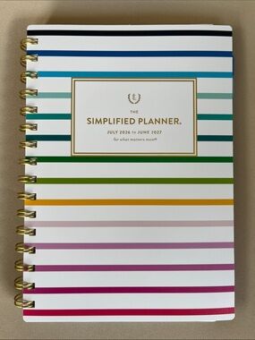 The Simplified Planner by Emily Ley 2026-2027 Weekly/Monthly Planner